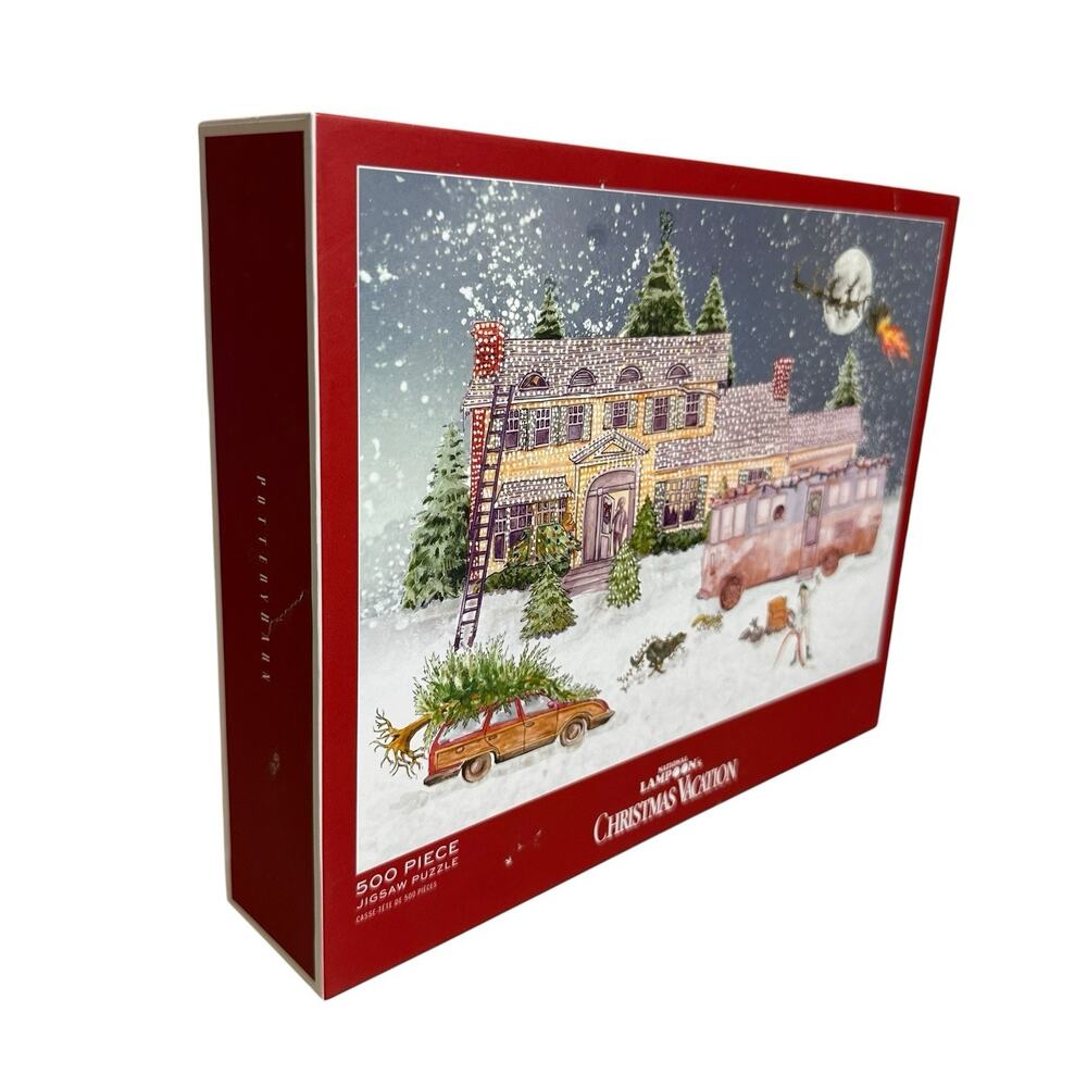 Pottery Barn National Lampoon Christmas Vacation Jigsaw Puzzle 500 Pc COMPLETE